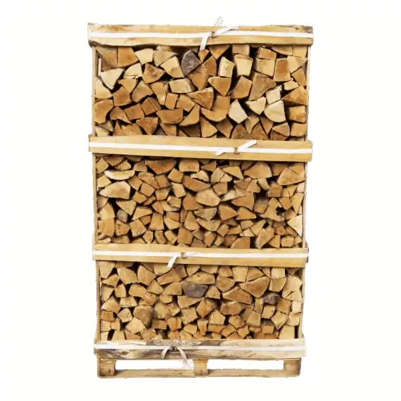 Brennholz Esche 30 cm, auf Palette gestapelt, 3srm – 1000 kg