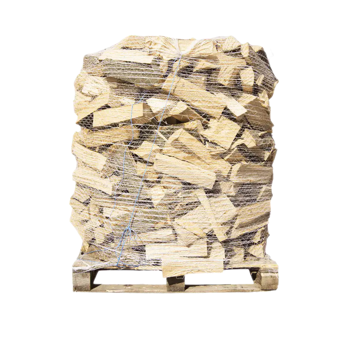 Buchen Brennholz Premium 33cm, rindenfrei auf Palette im Netz, ca. 1,6 srm / 1rm, 500 kg