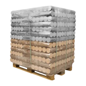 Exklusiv Buche Hartholzbriketts DIN/FSC zertifiziert Palette 480 kg (Halbe Palette)
